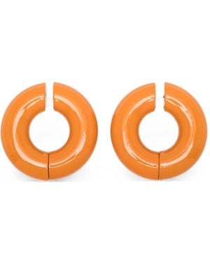 Uncommon Matters Strato Hoop Earrings - Orange