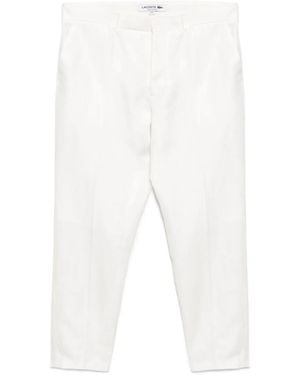 Lacoste Pantaloni Dritti - Bianco