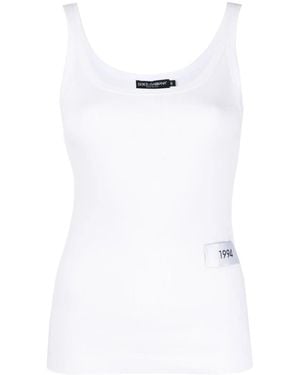 Dolce & Gabbana Kim Dolce&Gabbana Tank Top - White