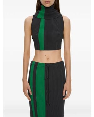 Christopher Esber Débardeur Mach Stripe - Vert