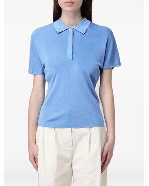 MEIMEIJ Short-Sleeve Polo Shirt - Blue