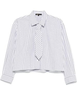 Maje Striped Shirt - White