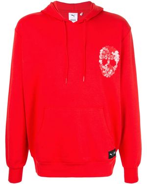 PUMA Skull Print Sweatshirt - Red