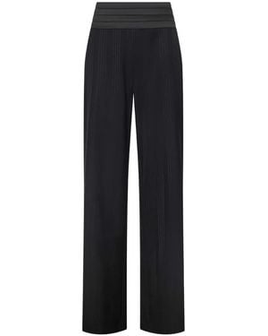 L'Agence Minerva Cummerbund Trousers - Black