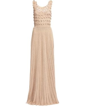 Elie Saab Crochet Maxi Dress - Natural