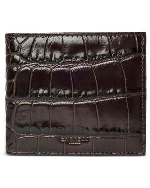 Hackett Portemonnaie Mit Kroko-Optik - Schwarz