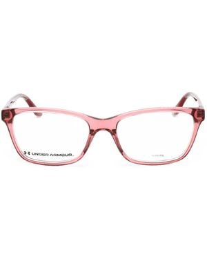 Under Armour Rectangle-Frame Glasses - Pink