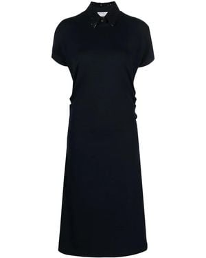 Brunello Cucinelli Sequin-Embellished Midi Dress - Blue
