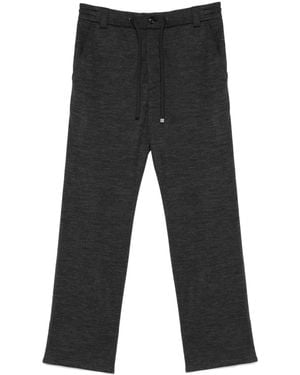 Moncler Drawstring Tapered Trousers - Grey