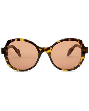 Pinko Oversize Sunglasses - Natural