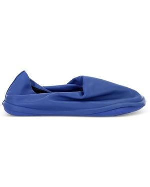 Camper X Issey Miyake Peu Form Draped Leather Loafers - Blue