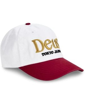 Deus Ex Machina Metro Logo-Embroidered Cap - White