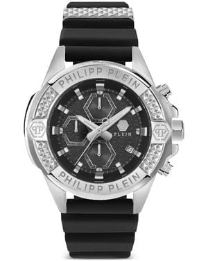 Philipp Plein The Skull Chrono 44Mm Watch - Gray