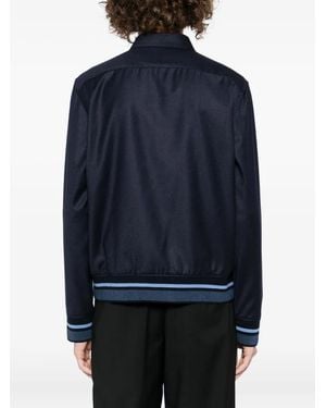 Paul Smith Striped Shirt Jacket - Blue