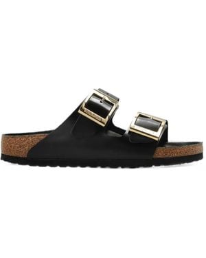 Birkenstock Arizona Buckle-Fastening Sandals - Black