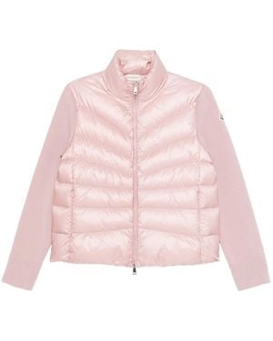 Moncler Padded Cardigan - Pink