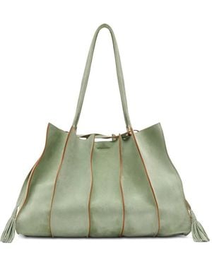 Ulla Johnson Grote Adria Shopper Met Kwastje - Groen
