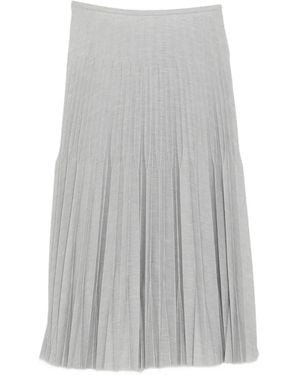JNBY Pleated Midi Skirt - Gray