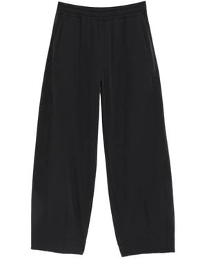 Herno Pantalon À Taille Élastiquée - Blanc