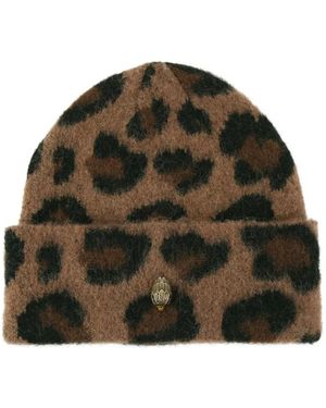 Kurt Geiger Bonnet À Imprimé Léopard - Green