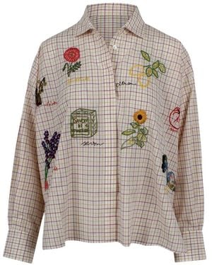 Mii Karine Check Shirt - Grey