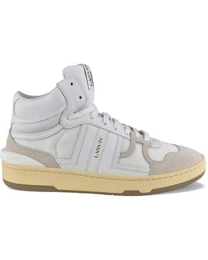 Lanvin High-Top Clay Trainers - White
