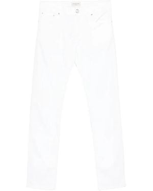 Jacob Cohen Cotton Trousers - White