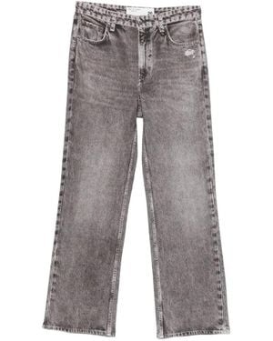 Rag & Bone Vaqueros Raven Con Efecto Envejecido - Gris