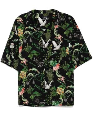 FIVE CM Camisa con estampado gráfico - Verde