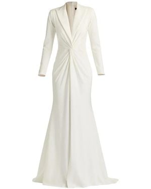Tadashi Shoji Lace Twisted Dress - White
