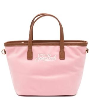 MC2 Saint Barth Mini City Logo Tote Bag - Rosa