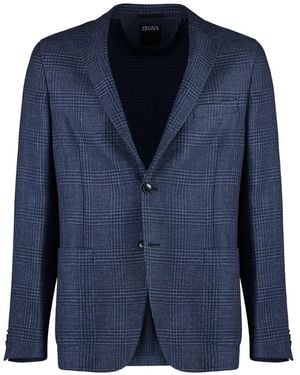 ZEGNA Single-breasted blazer - Blau