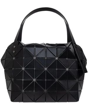 Issey Miyake Geometric-Panelled Tote Bag - Black