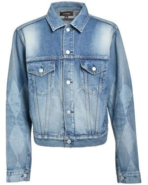 MASU Giacca Denim A Rombi - Blu