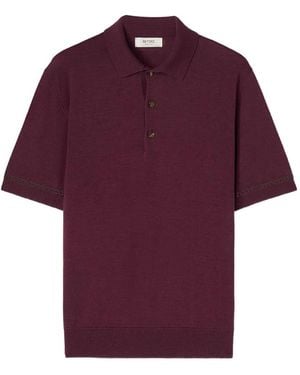RETORI Short-Sleeve Polo Shirt - Purple