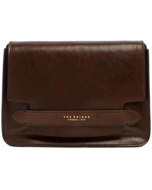 The Bridge Lucrezia Leather Cross Body Bag - Brown
