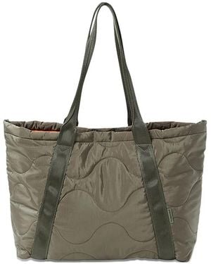 LIBERAIDERS Quilted Tote Bag - Green