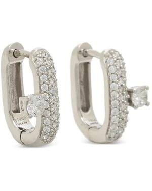 Guess Boucles D'Oreilles À Ornements - White