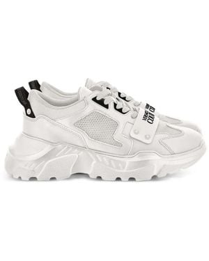 Versace Jeans Couture Panelled Trainers - White