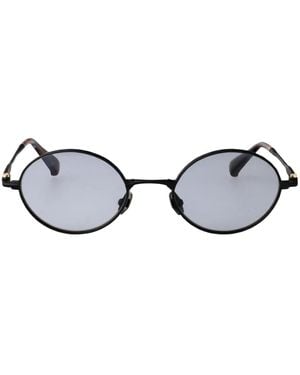 Yohji Yamamoto Round-Frame Sunglasses - Black