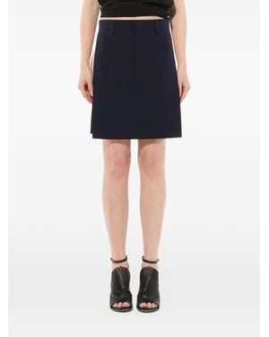 Givenchy Podium Side-Slit Skirt - Blue