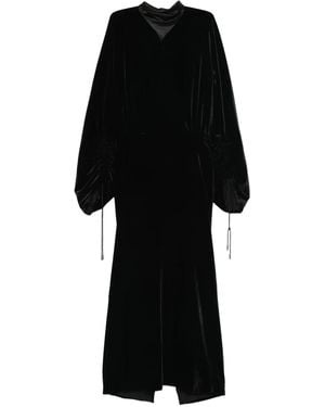 Lanvin Gathered Dress - Black