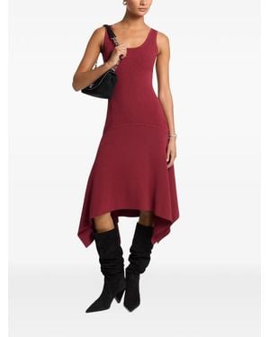 Michael Kors Robe En Maille Stretch À Design Sans Manches - Red