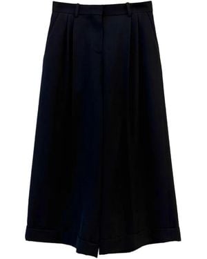 The Row Lior Pleated Pants - Black