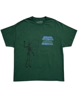 Travis Scott Graphic-Print Crew-Neck T-Shirt - Green