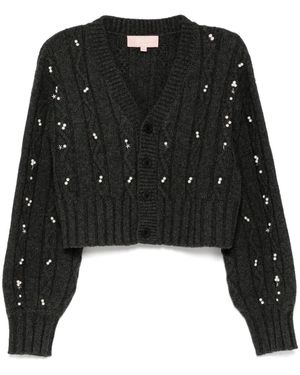 BAPY BY *A BATHING APE® Faux-Pearl Embellished Cardigan - Black