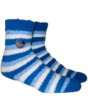 Stance Nba Gs Warriors Fuzzy Steps Socks - Blue