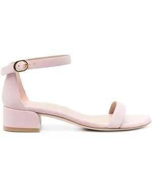 Stuart Weitzman Sandalias con cierre de hebilla - Rosa