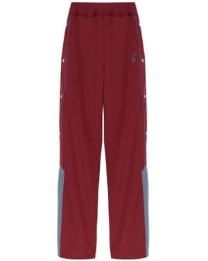 Off-White c/o Virgil Abloh Logo-Embroidered Press-Stud Track Pants