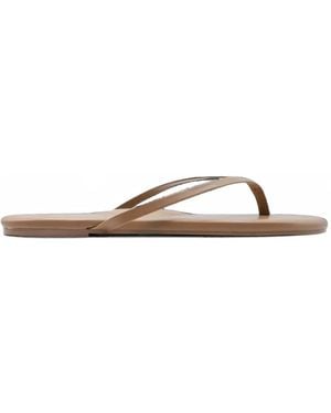 Solei Sea Indie Slip-On Slides - Brown